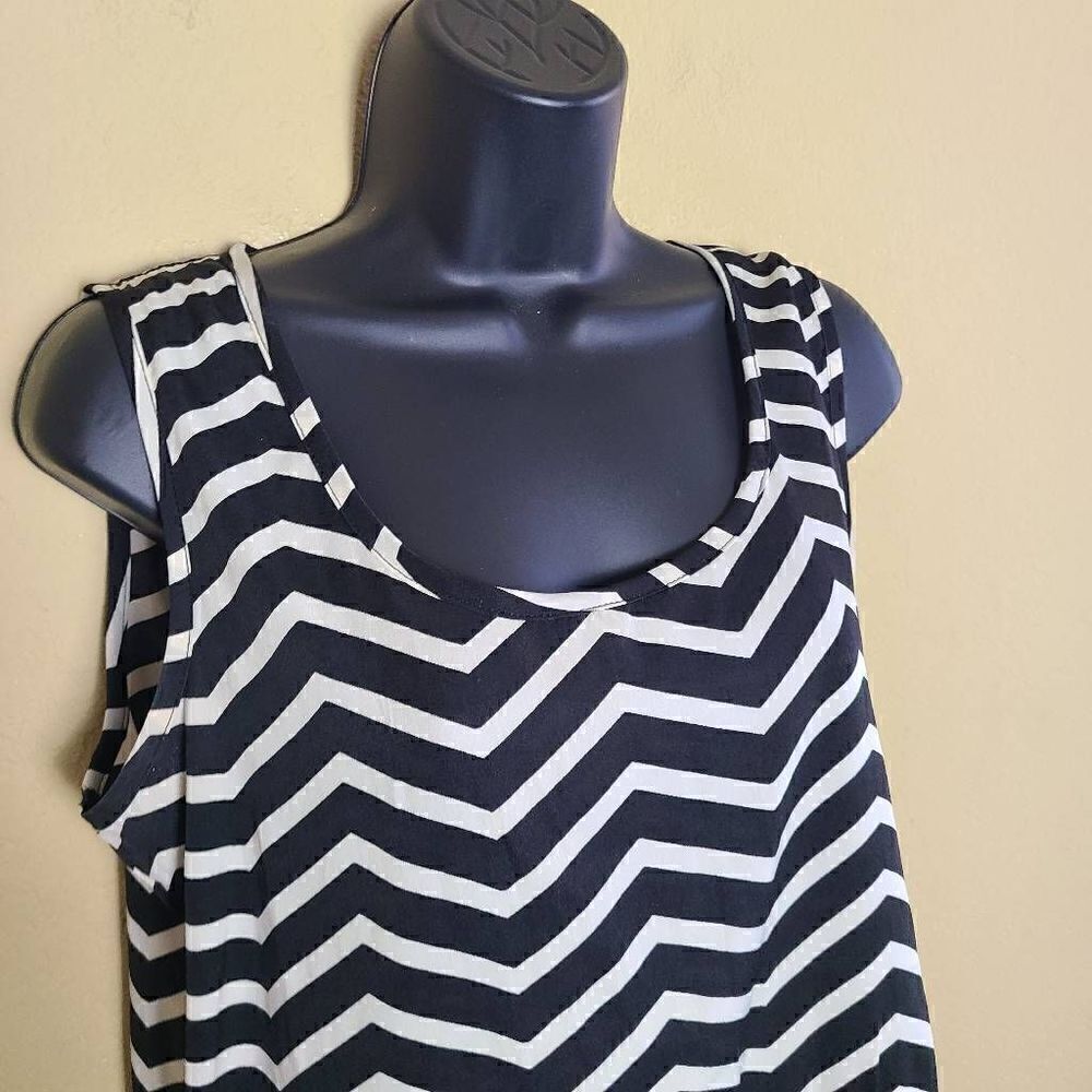 Indulge Chevron High Low Dress - Picture 2 of 8